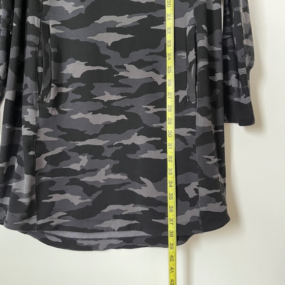 Athleta Camo Lux Balance Dress Black Womens Large Tall - Picture 11 of 15